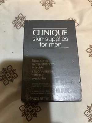 Jabón facial Clinique Skin Supplies para hombres extra fuerte barra de 5,2 OZ nuevo Foto 1 de 4