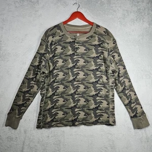 Camicia termica Henley manica lunga mimetica Open Trails oliva, verde, nero, marrone taglia XL - Foto 1 di 12