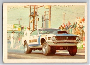 1971 FLEER AHRA DRAG CHAMPS DRAG CARS ED TERRYS 1970 MUSTANG #31 - Picture 1 of 2