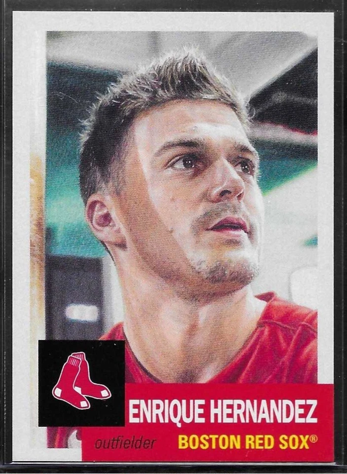 Juego Topps Living 2021 #461 Enrique Hernandez Medias Rojas de Boston impreso 1.528 Foto 1 de 1