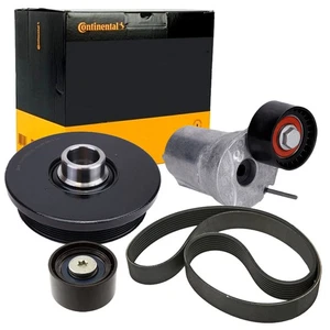 CONTI 7DPK1884 + Rollen Riemenscheibe Satz für BMW F07 F10/F11 E70 E71 Motor N57 - Bild 1 von 9