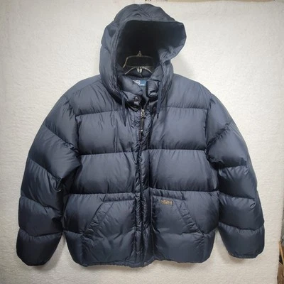 Ralph Lauren Polo RL & Company Hooded Down Puffer Navy Blue Jacket Size XL - Image 1 of 4