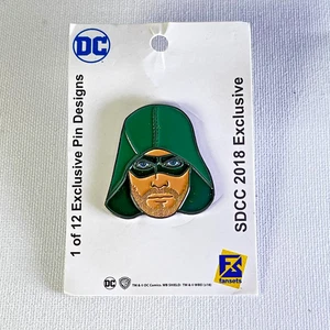 SDCC 2018 Exclusive Green Arrow Enamel Pin | 1 of 12 | Chase | DC Comics | New - Picture 1 of 3
