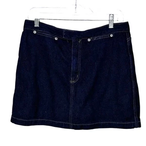 Vintage Y2k Talla 12 Mujer Mini Micro Denim Vaquero Falda Colegiala Vaquera Western - Imagen 1 de 9
