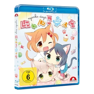 Nyanko Days | Blu-Ray | Gesamtausgabe 12 Mini-Episoden | Anime Deutsch - Picture 1 of 1
