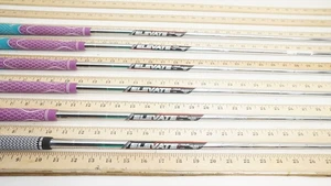 True Temper Elevate Tour S g Stiff 35"-37.5" 6Pc Iron Shaft Set Pulls 1136852 - Picture 1 of 5