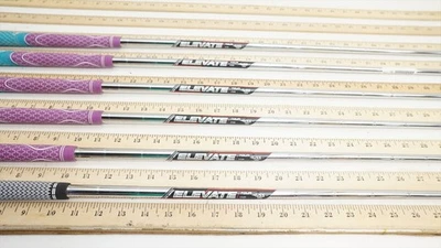 True Temper Elevate Tour S g Stiff 35"-37.5" 6Pc Iron Shaft Set Pulls 1136852 - Image 1 of 4