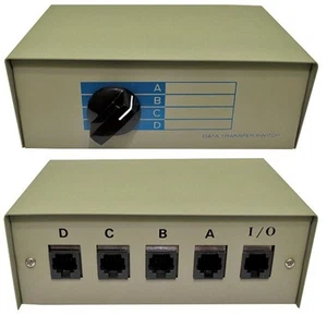 PRO SIGNAL - Kotak Suis RJ45 4 Hala - Picture 1 of 1