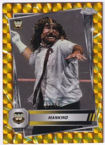 Mankind | Numbered 22/50 | Gold Geometric Refractor | WWE 2025 Topps Chrome - Bild 1 von 2
