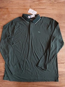 NWT Tommy Bahama Islandzone Palm Desert Fairway Polo Juniper Long Sleeve Mens XL - Picture 1 of 7