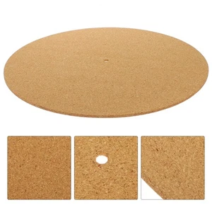 2 Stück Schallplattenmatte Plattenspieler Schutz Kork Slipmats für Vinyl Pad - Bild 1 von 12