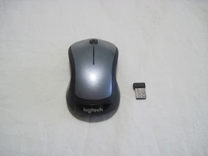 Logitech M310 Wireless Mouse, 2.4 GHz Connectivity, Ambidextrous Design - Silver - Picture 1 of 9