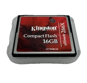 Kingston Ultimate 266x  16GB CF Compact Flash Memory Card DSLR Cameras   - Picture 1 of 1