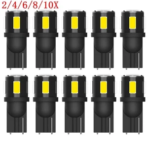 192 194 168 W5W T10 Xenon White Dome Map 5630-SMD 2LED Light Bulb Durable 10/20x - Picture 1 of 18