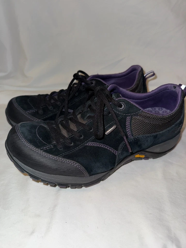 Dansko Paisley Women's Sneakers US 9.5-10 Black Suede Waterproof Hiking Shoes - Image 1 of 4