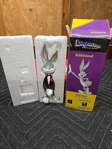 Looney Tunes Back In Action Bobblehead Tuxedo Bugs Bunny Complete Inbox - Picture 1 of 11