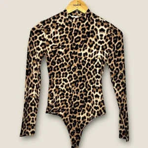 Leopard Print Bodysuit | Size S | New With Tags - Picture 1 of 8