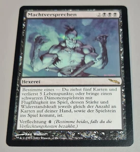Machtversprechen # 74/306 (Promise of Power) Rare MTG MIRRODIN 2003 DE Near Mint - Bild 1 von 5