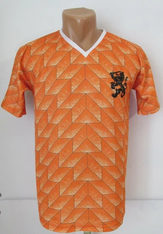 HOLLAND EURO 1988 REPLICA HOME SHIRT SOCCER JERSEY TRIKOT NETHERLANDS “88 MENS S Cover
