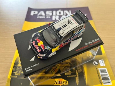 CITROEN C4 WRC KIMI RAIKKONEN-KAJ LINDSTROM 1:43 RALLY SWEDEN 2010 + FASCICULO C - Imagen 1 de 4