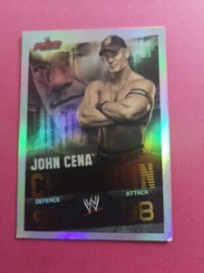 John Cena Champion Foil Cartes Catch Slam Attax 2009 Topps Evolution - Bild 1 von 2