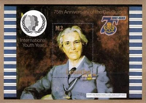 LESOTHO 1985 GIRL SCOUTS S/S mnh ** nuevo IYY, PINTURAS 💲ENVÍO GRATUITO💲 - Imagen 1 de 1