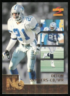 1996 Score Numbers Game #23 Deion Sanders - Image 1 of 2