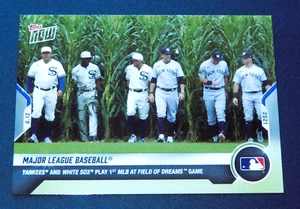 2021 Topps Now * MLB Field of Dreams #649 🗽 NY Yankees * Chicago White Sox 🧦 - Picture 1 of 2