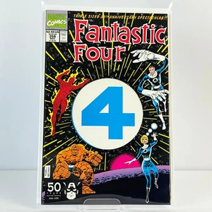 Fantastic Four #358 edición de noviembre Marvel Comics 1991 primera portada troquelada - Imagen 1 de 8
