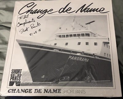 Short Pants – Change De Name LP Record 1989 Reggae Calypso Autographed RARE NM - Image 1 of 4