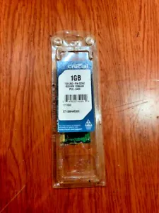 Crucial 1GB 200 Pin DDR2 Sodimm 128Mx64 PC2-6400 CT12864AC800 - Picture 1 of 4