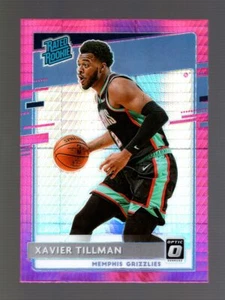 2020-21 OPTIC RATED PINK HYPER PRIZM #185 XAVIER TILLMAN RC MEMPHIS GRIZZLIES - Foto 1 di 1