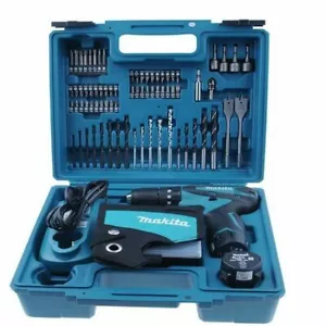 Makita HP330DWEX3 108V 1.3Ah Cordless Driver Drill 74pcs Acc / 220V Charger - Picture 1 of 2