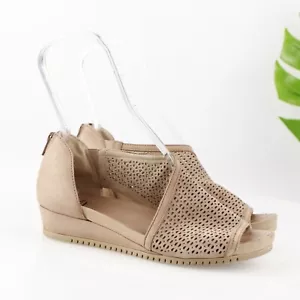 Earth Womens Ficus Capricorn Sandal Size 9 M Rose Blush Leather Cutout Shoe - Picture 1 of 16