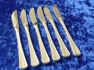 WMF Acapulco Messer 6 Menümesser 90er versilbert ca. 21,5 cm  Art. 152/02.22 - Bild 1 von 3