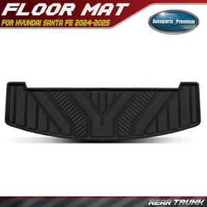 1pc New Black Trunk Mat for Hyundai Santa Fe 2024-2025 Not Fits Hybrid Models - Picture 1 of 10