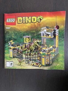 LEGO Dino Defense 5887 Manual de instrucciones 2 SOLO - Imagen 1 de 3