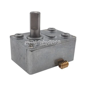 1 pieza 1:3000 caja de cambios metálica completa reductor de velocidad motor de gusano turbo 46x32 mm - Imagen 1 de 7