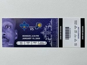 2009 Indiana Pacers New Orleans Hornets Ticket 1/19/09 Chris Paul Buzzer Beater - Picture 1 of 1