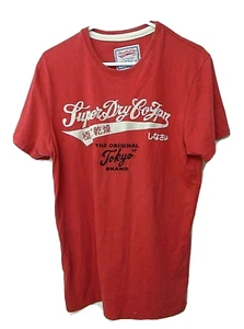 Super Dry Japan Graphic T-Shirt Herren Gr. L rot - Bild 1 von 5