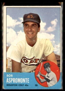 1963 Topps #45 Bob Aspromonte - Picture 1 of 2