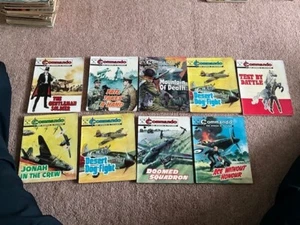 9 Off Commando Books - Picture 1 of 1