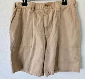 Geoffrey Benne Cargo Short Beige 36 Mens 100% Cotton Casual Summer Excellent - Picture 1 of 7