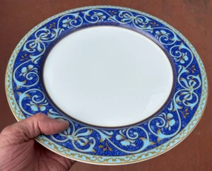 SCHONHUBER FRANCHI 12 1/8" CLASSICA BLUE SERVING PLATTER plate BONE CHINA serve - Picture 1 of 12
