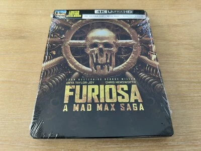 Furiosa: A Mad Max Saga 4K Steelbook Edition 4K UHD/Blu-ray/Digital - New/Mint - Image 1 of 3