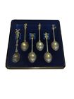 Six (6) Silver Plated Spoond In A Felt Lined Plastic Case