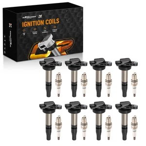 8x Ignition Coils & Spark Plug for Land Rover Range Rover Sport 4.2L V8 2006-09 - Picture 1 of 13