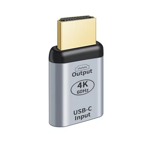 USB 3.1 Gen 2 Connect USB-C Type C Female To HDMI 2.0 Male Adapter 4K@60HZ Video - Picture 1 of 5