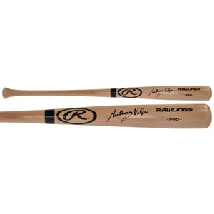 Anthony Volpe New York Yankees handsignierter blonder Rawlings Pro Schläger - Bild 1 von 1