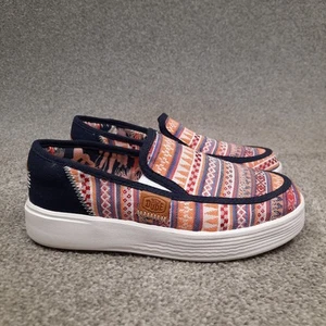 Hey Dude Sunapee Craft Women Shoes Navy Multi Color Size 5 Slip On Comfort - Picture 1 of 10